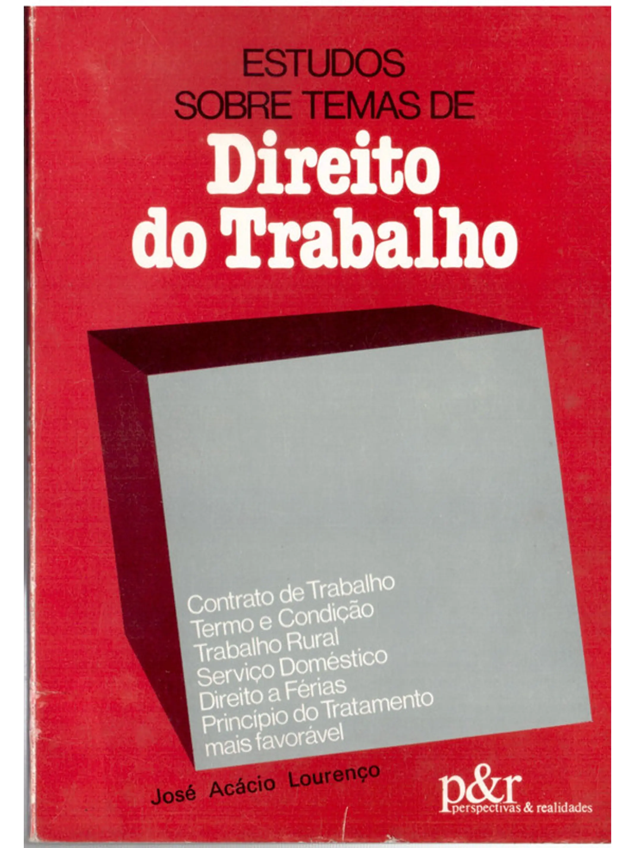 Estudos sobre temas de direito do trabalho 1