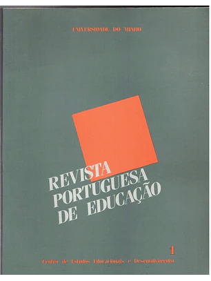 Revista portuguesa de educação nº 1