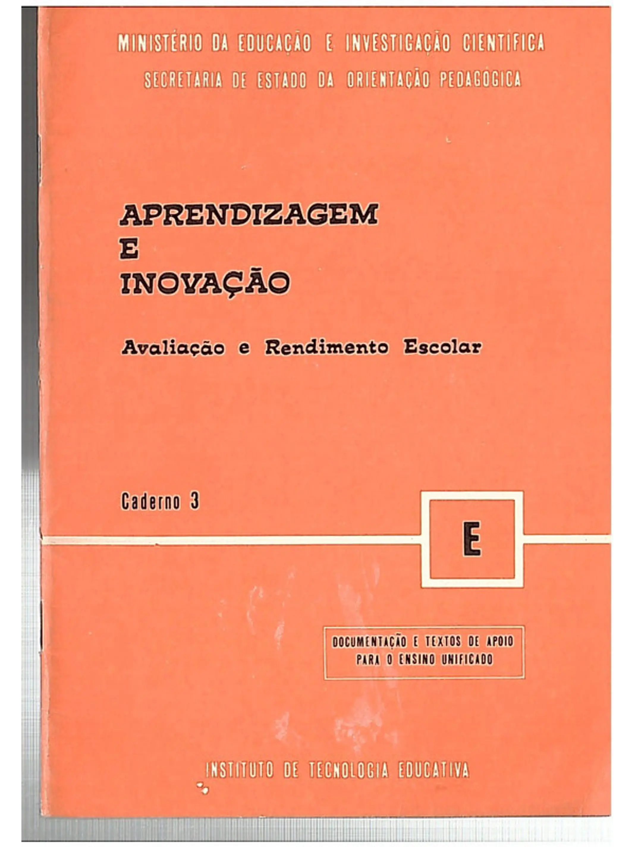 Aprendizagem e inovação caderno 3 série E 1
