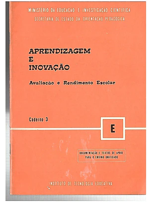 Aprendizagem e inovação caderno 3 série E