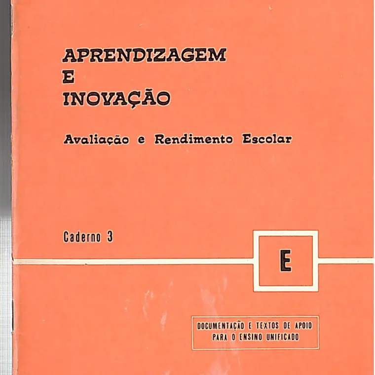 Aprendizagem e inovação caderno 3 série E 1