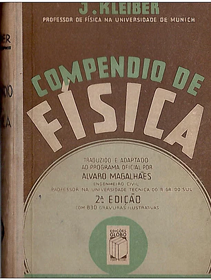 Compêndio de física com 830 gravuras ilustradas
