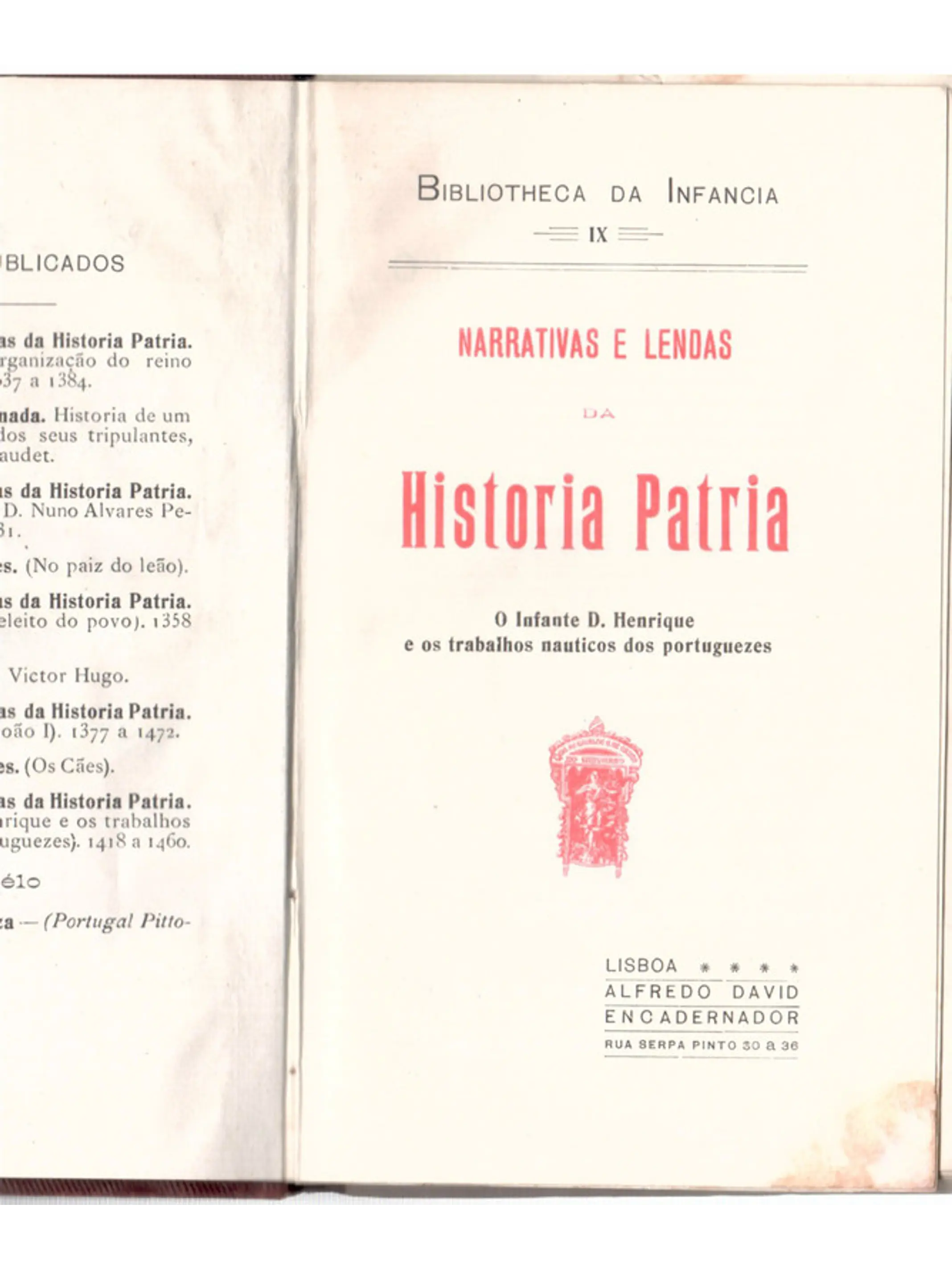 Narrativas e lendas da história pátria 1