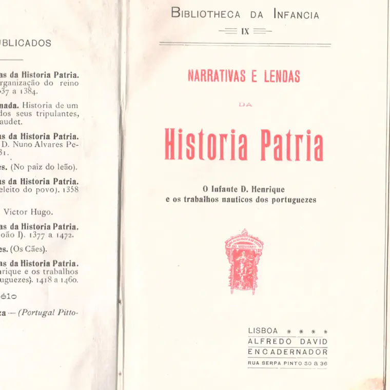 Narrativas e lendas da história pátria 1