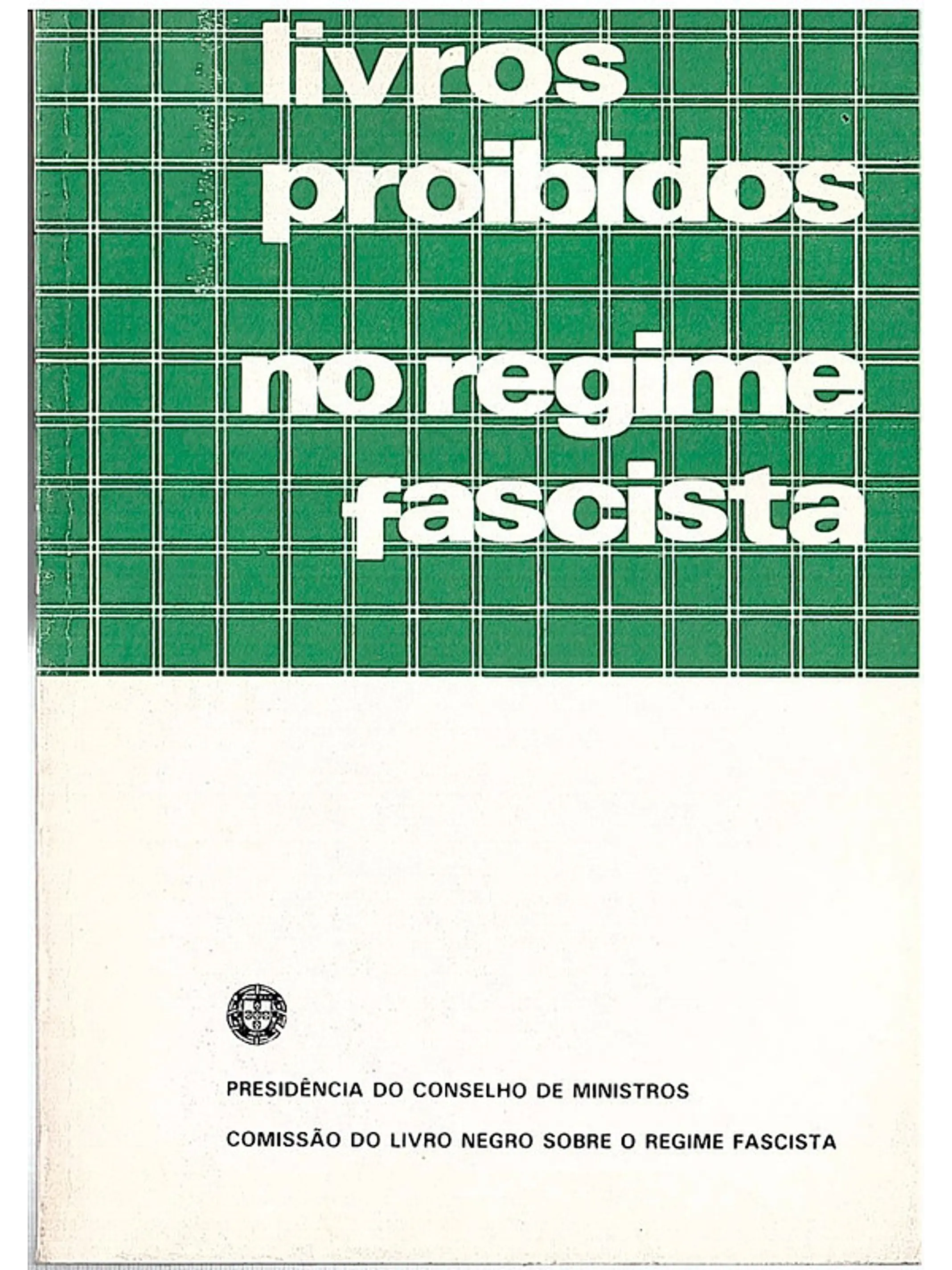 Livros proibidos no regime fascista 1