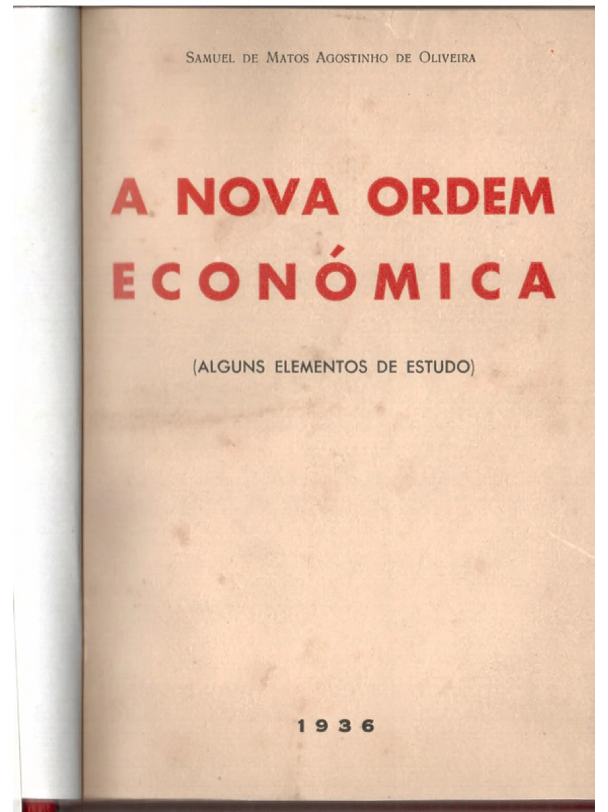 A nova ordem económica 1
