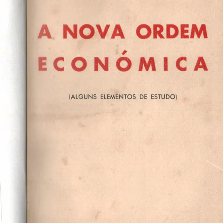 A nova ordem económica 1