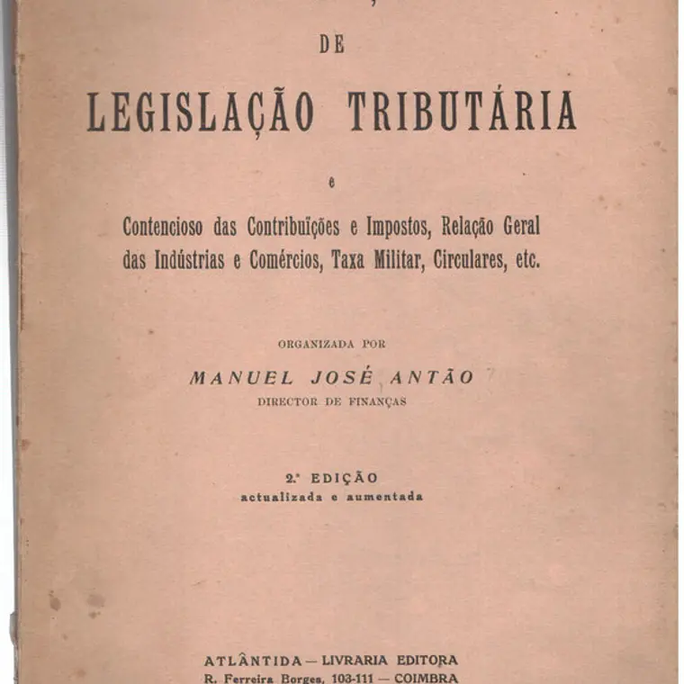 Coleção de legislação tributária 1