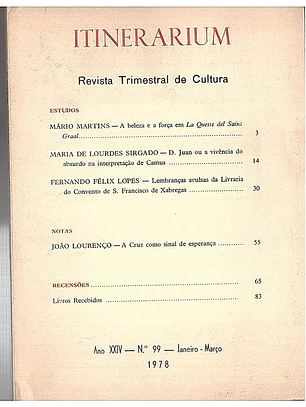 Itinerarium - Revista trimestral de cultura