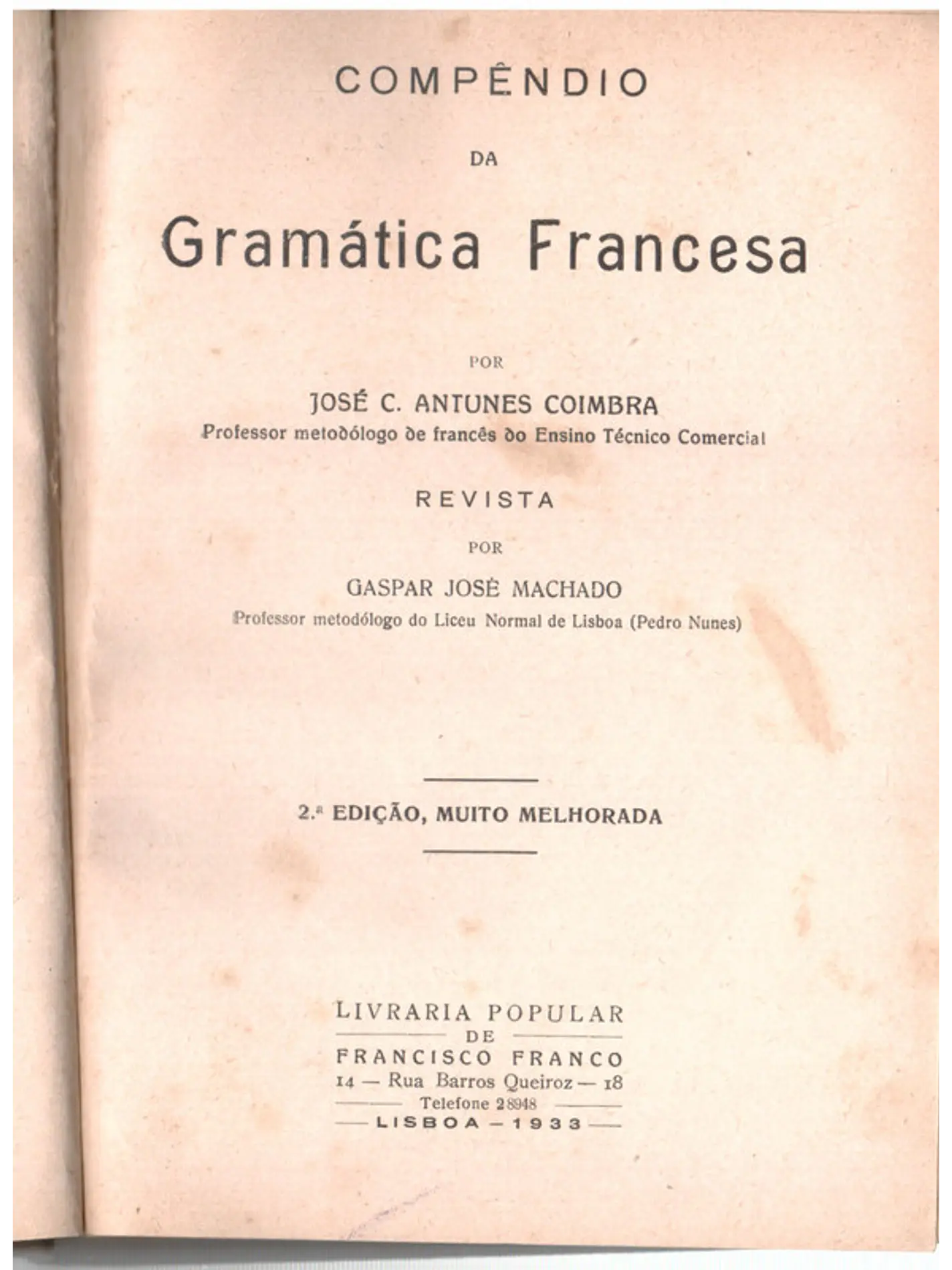 Compêndio da gramática francesa 1