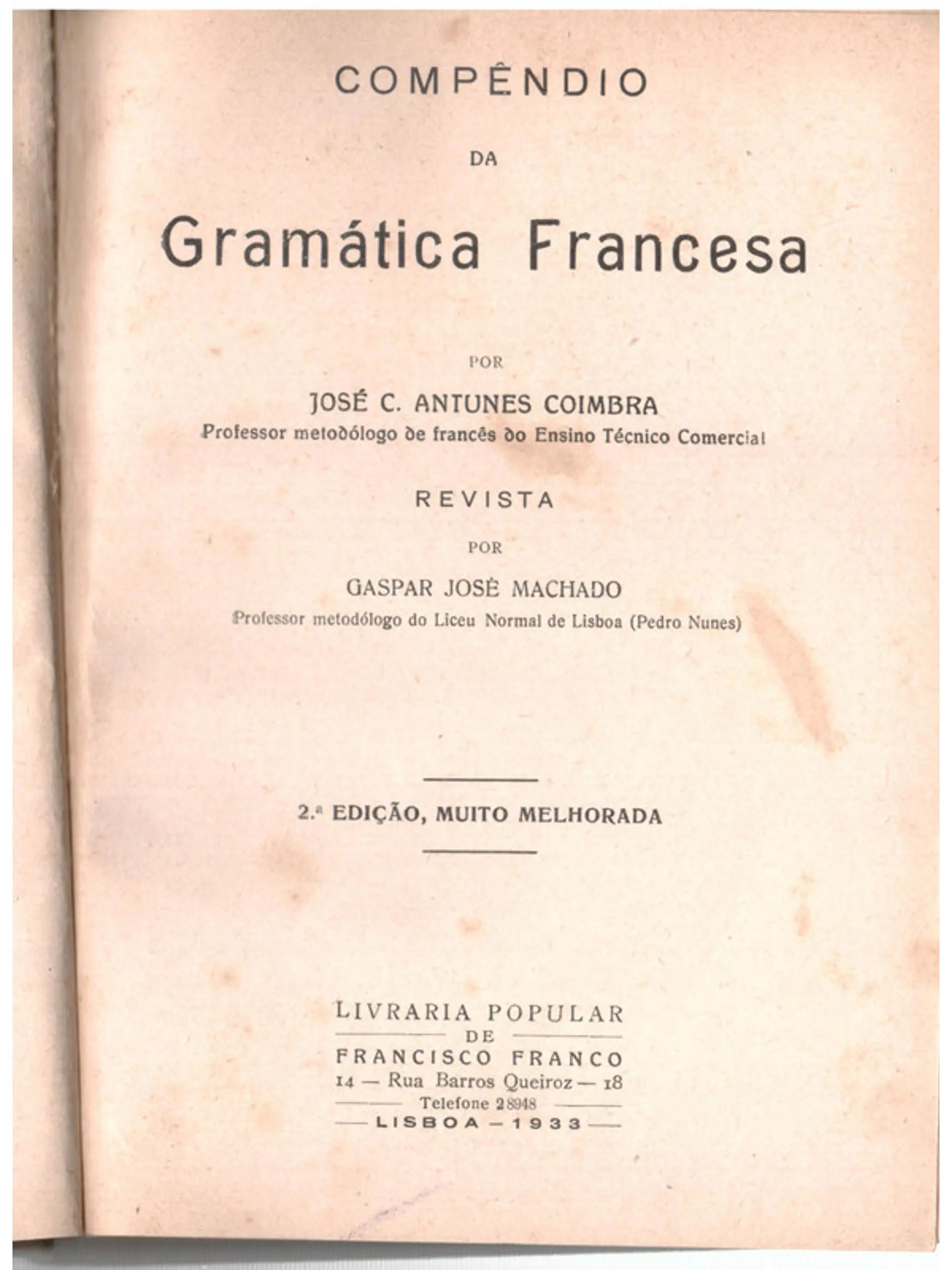 Compêndio da gramática francesa 1