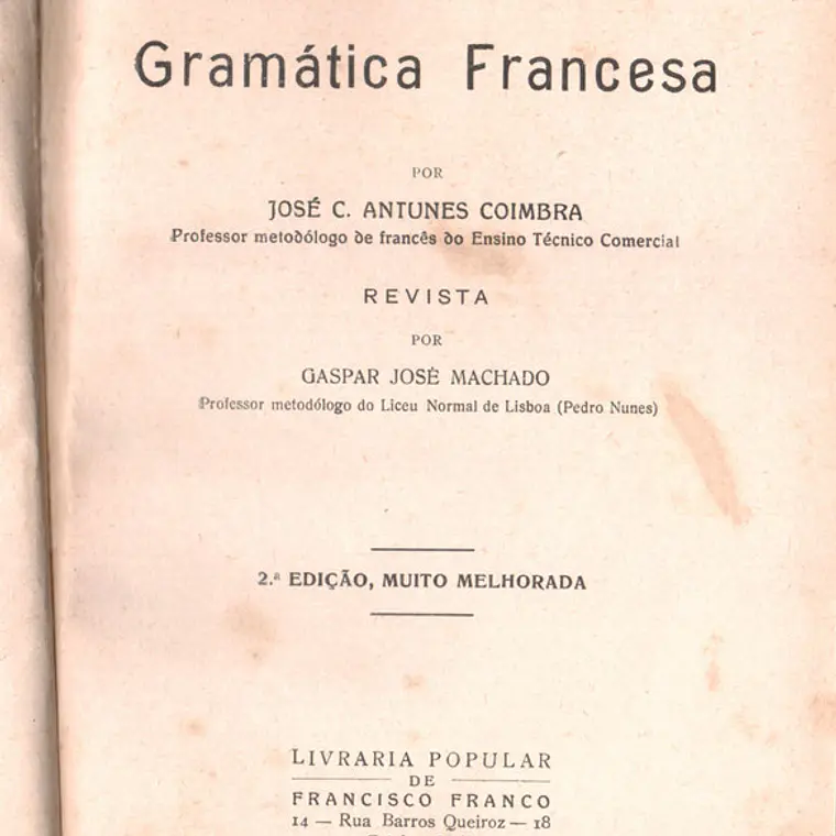 Compêndio da gramática francesa 1