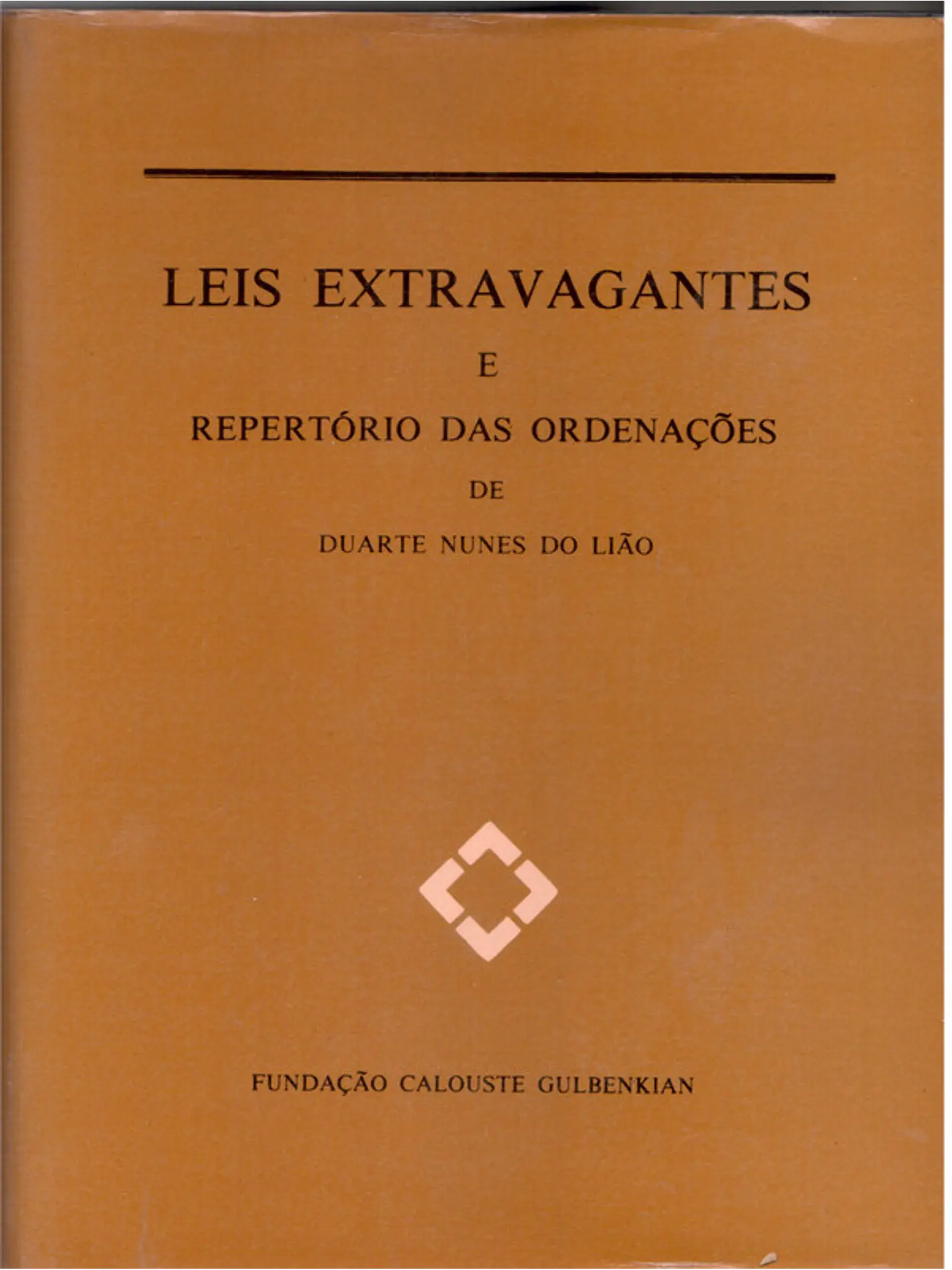 Leis extravagantes e reportório das ordenações 1
