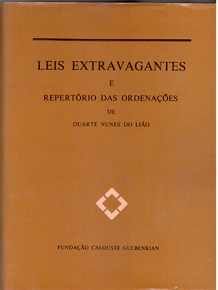 Leis extravagantes e reportório das ordenações