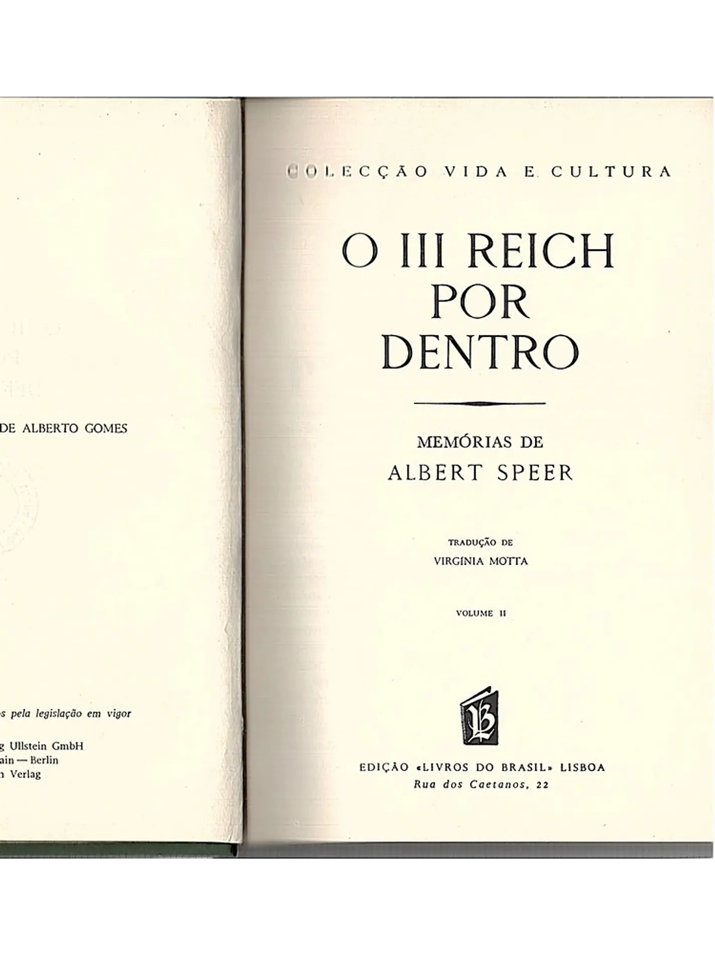 O III Reich por dentro, II volume 1