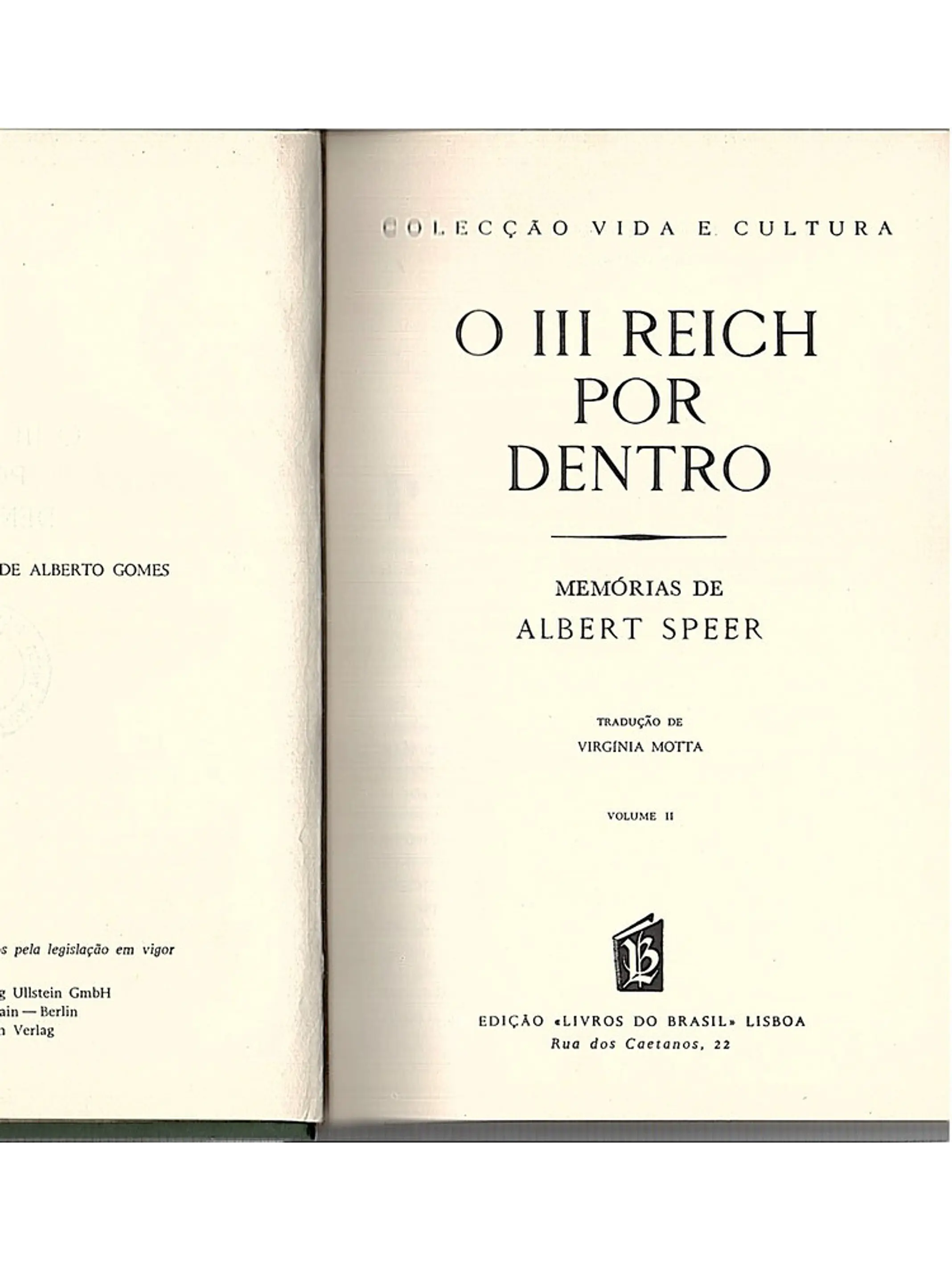 O III Reich por dentro, II volume 1