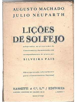 Lições de solfejo