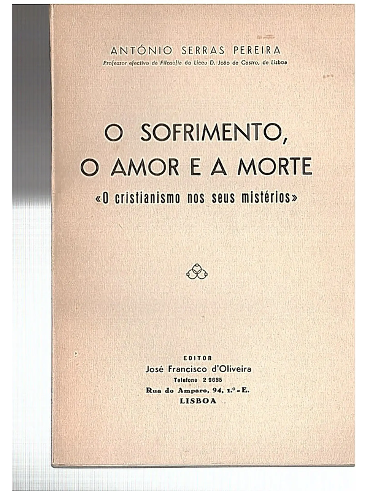 O sofrimento, o amor e a morte 1