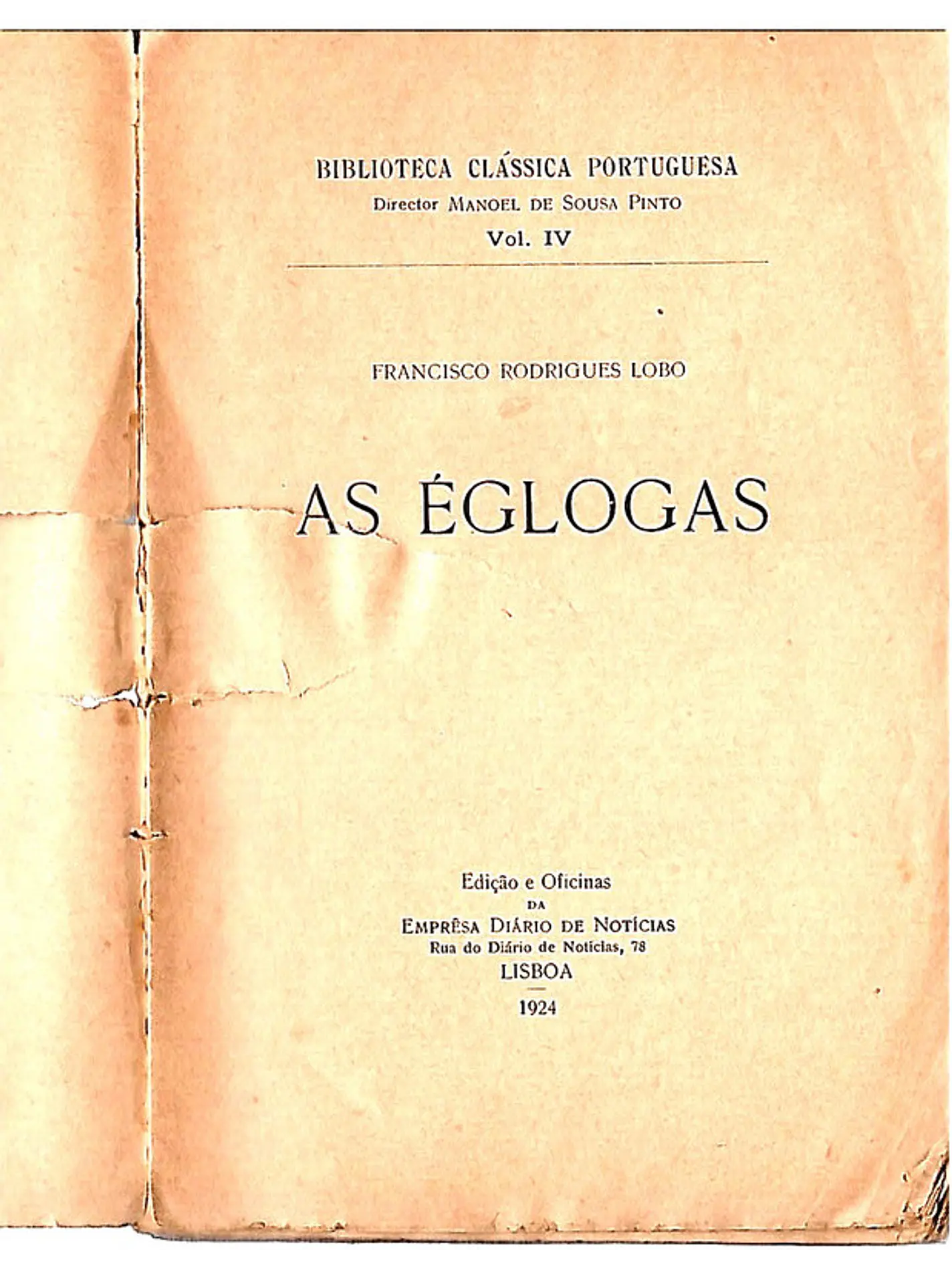 As églogas - Vol IV 1
