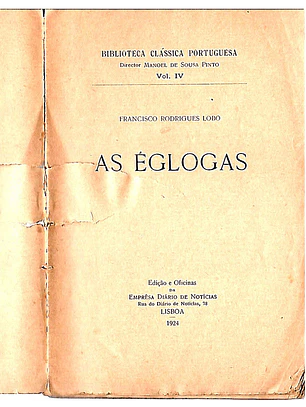 As églogas - Vol IV