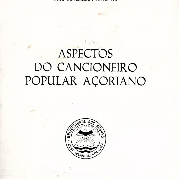 Aspectos do cancioneiro popular açoriano 1