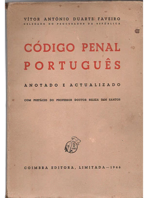 Código penal português anotado e atualizado