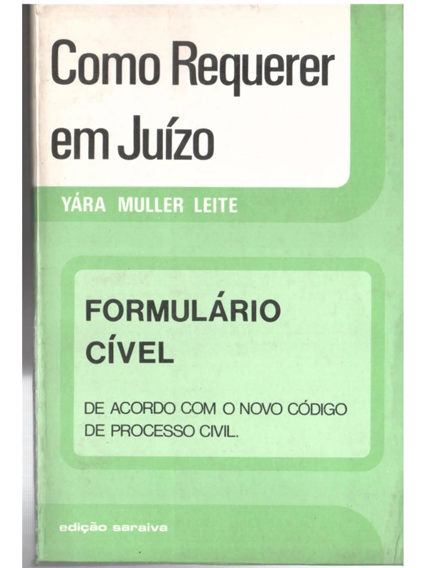Como requerer em juízo - formulário cível 1