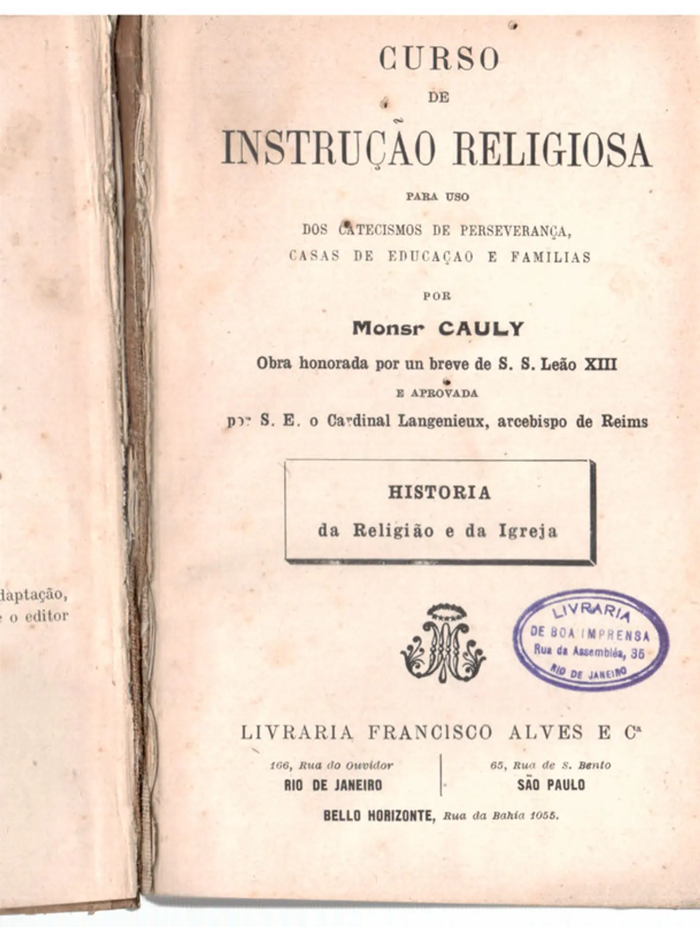 Curso de instrução religiosa 1