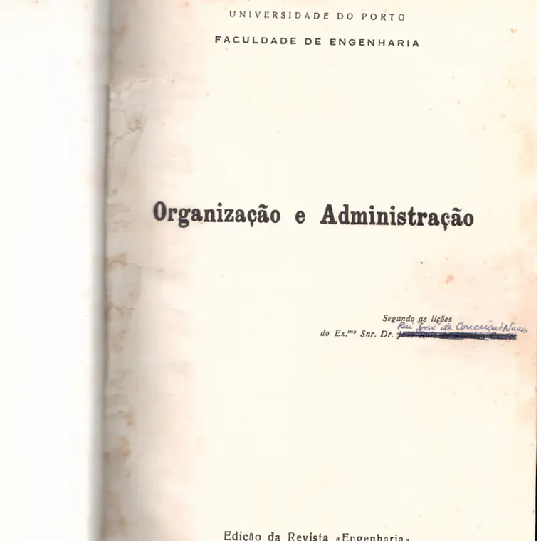 Organização e administração 1