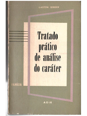 Tratado prático de análise do caráter