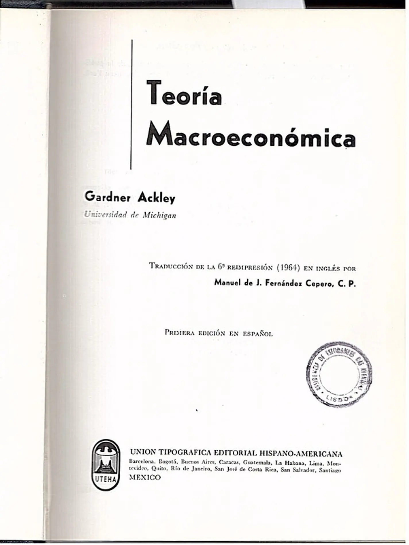 Teoria macroeconomica 1