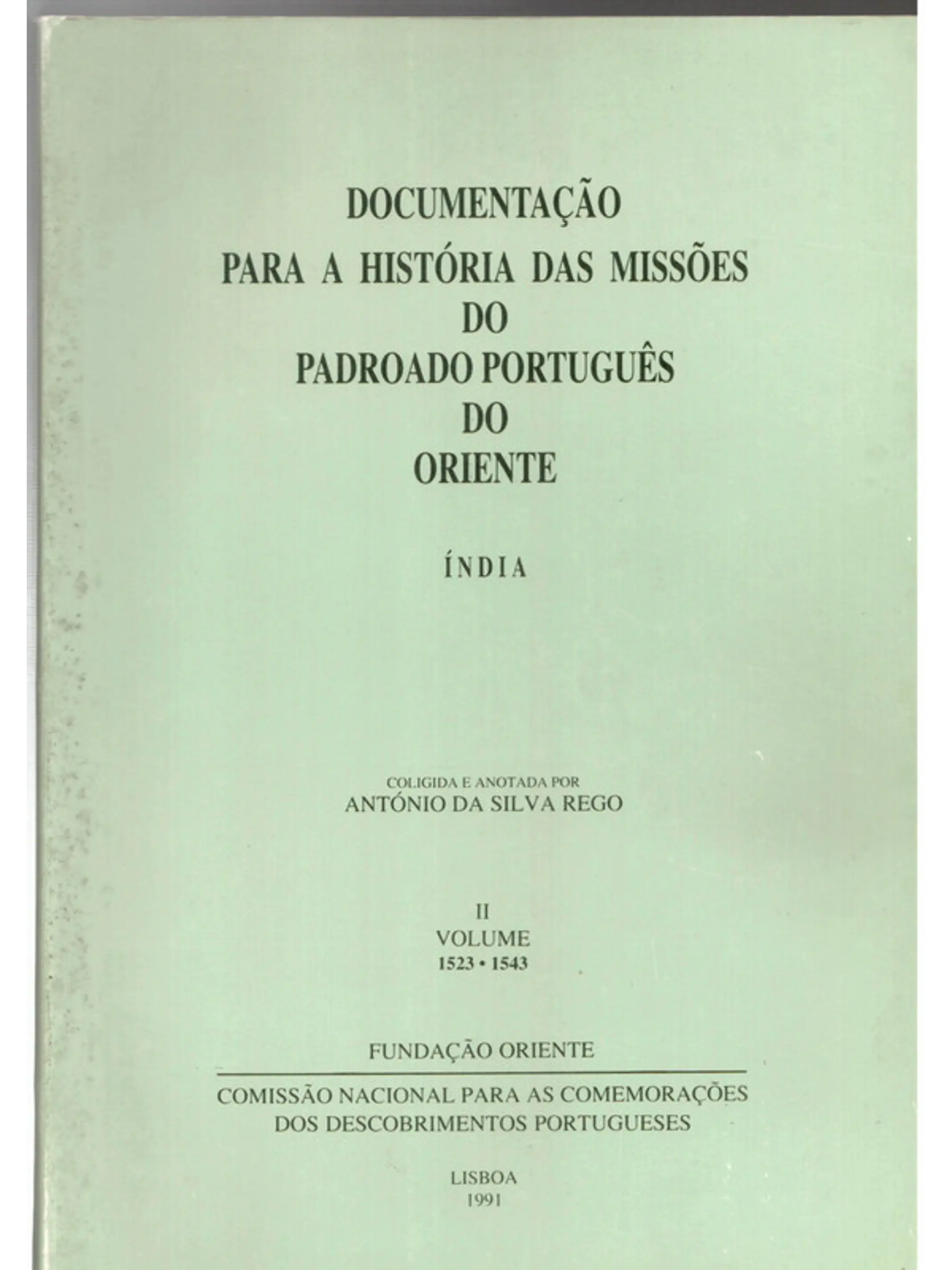 Documentação para a história das missões do padroado português do oriente - Índia 1 1