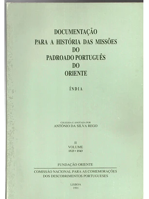 Documentação para a história das missões do padroado português do oriente - Índia 1