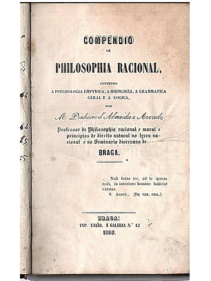Compendio de philosophia racional