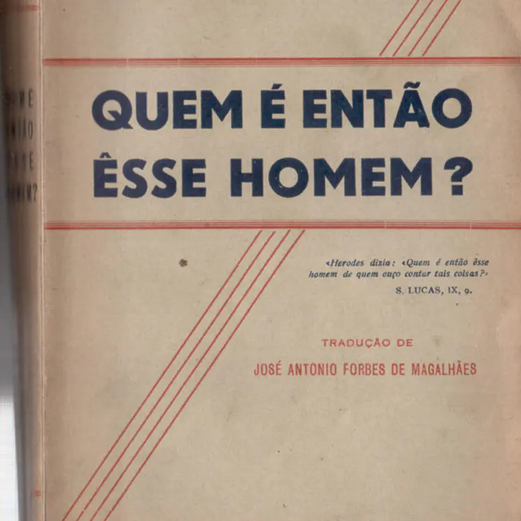 Quem é então esse homem 1