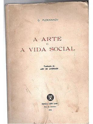 A ARTE E A VIDA SOCIAL