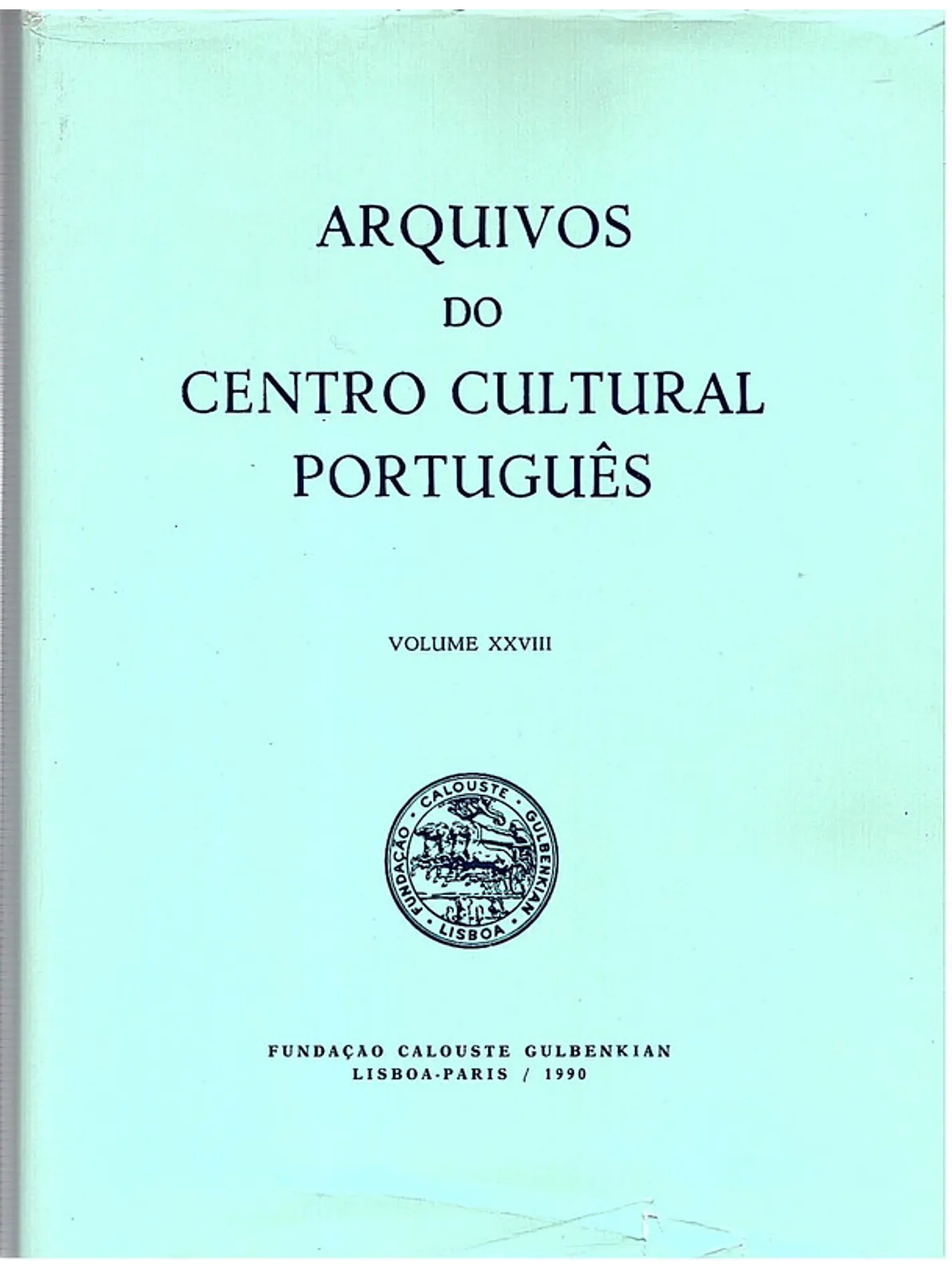 Arquivos do centro cultural português (Volume 28) 1