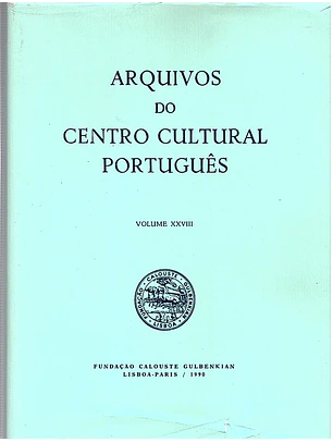 Arquivos do centro cultural português (Volume 28)