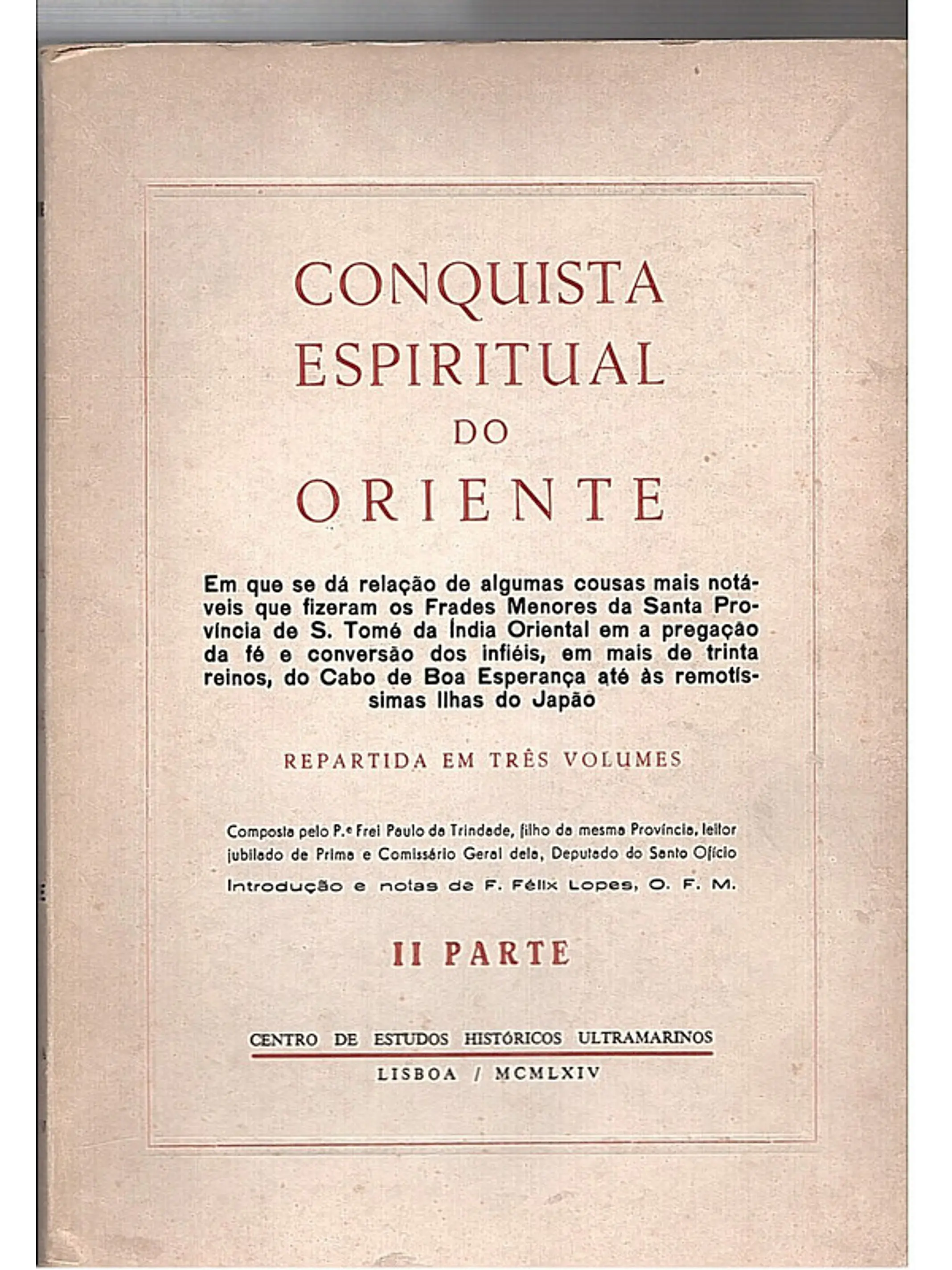 Conquista espiritual do oriente - 2a parte 1