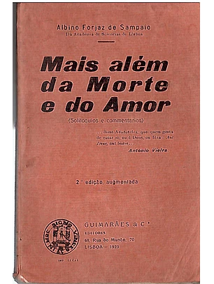 Mais além da morte e do amor