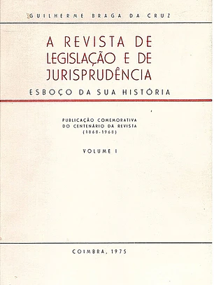 A revista de legislação e jurisprudência