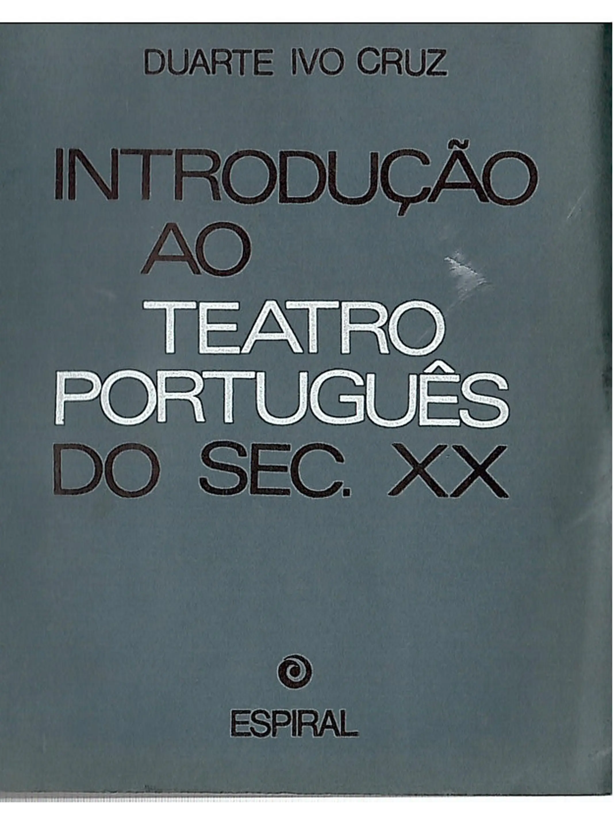 Introdução ao teatro português do século XX 1