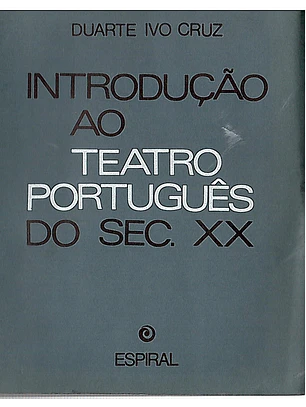 Introdução ao teatro português do século XX