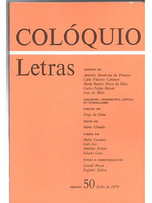 Colóquio letras volume 050