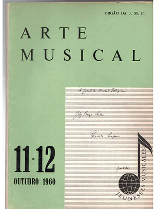 Arte Musical - 1960 - Volume 011 e 012