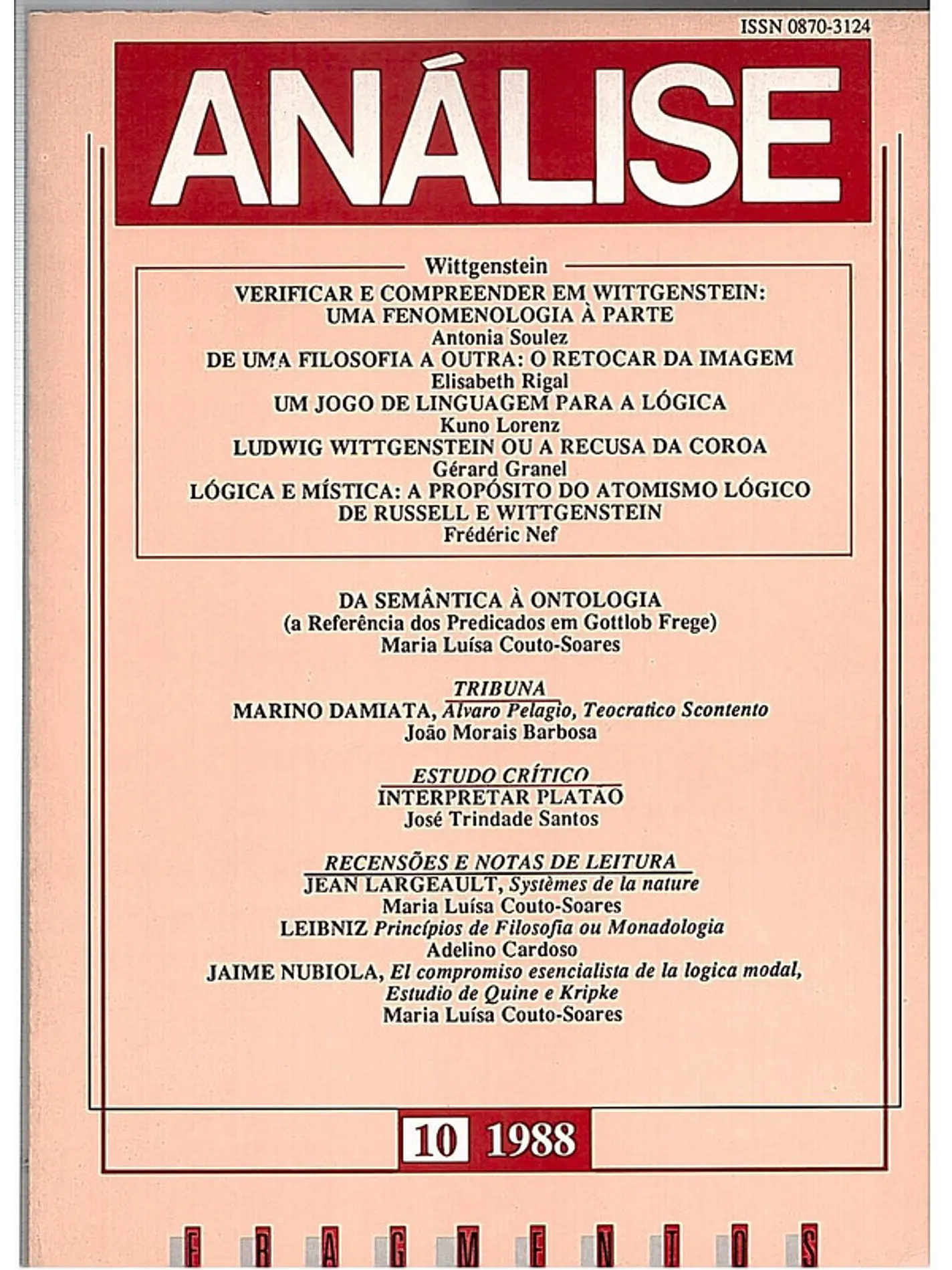 Análise da semântica à ontologia 1