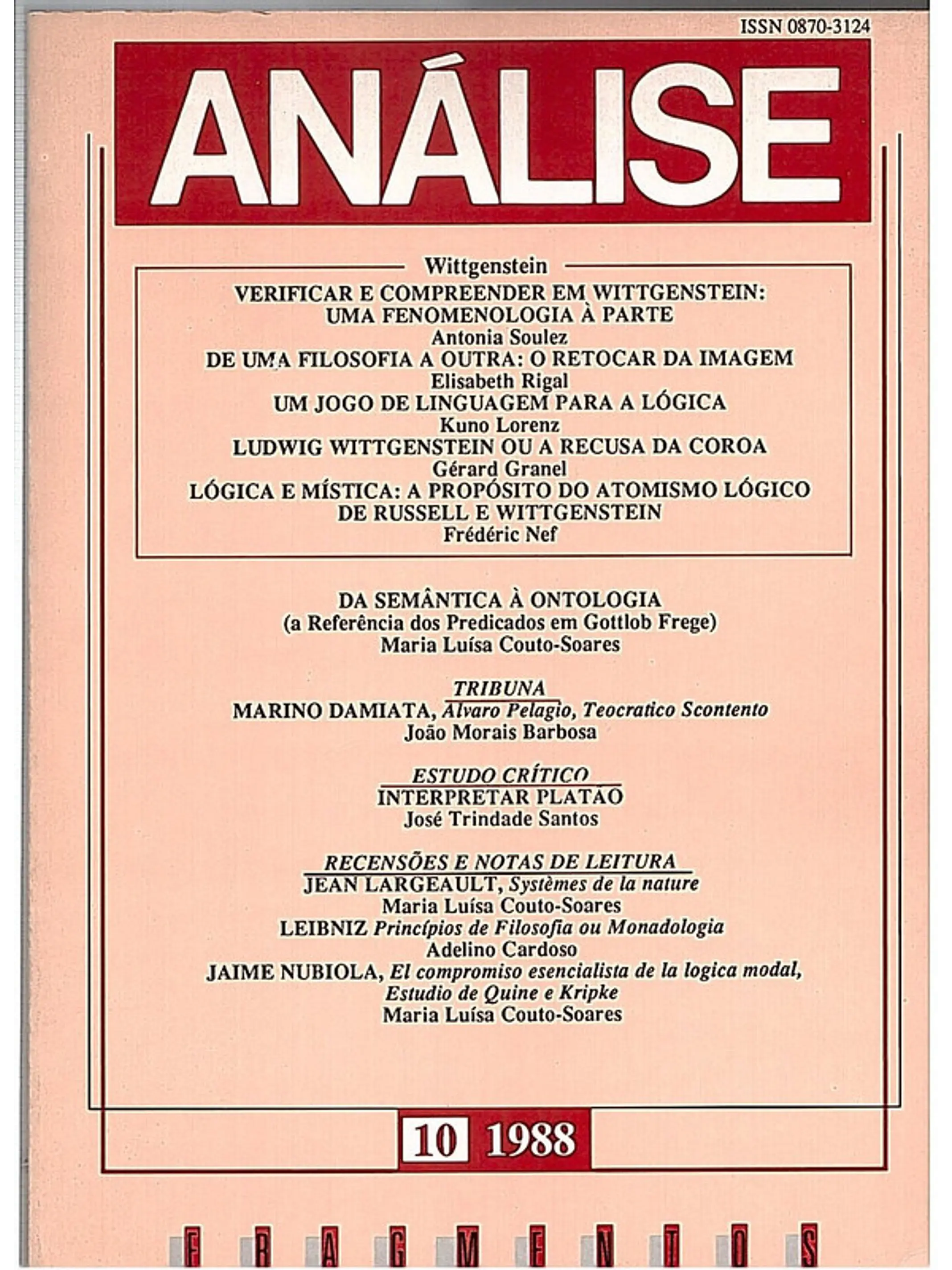 Análise da semântica à ontologia 1