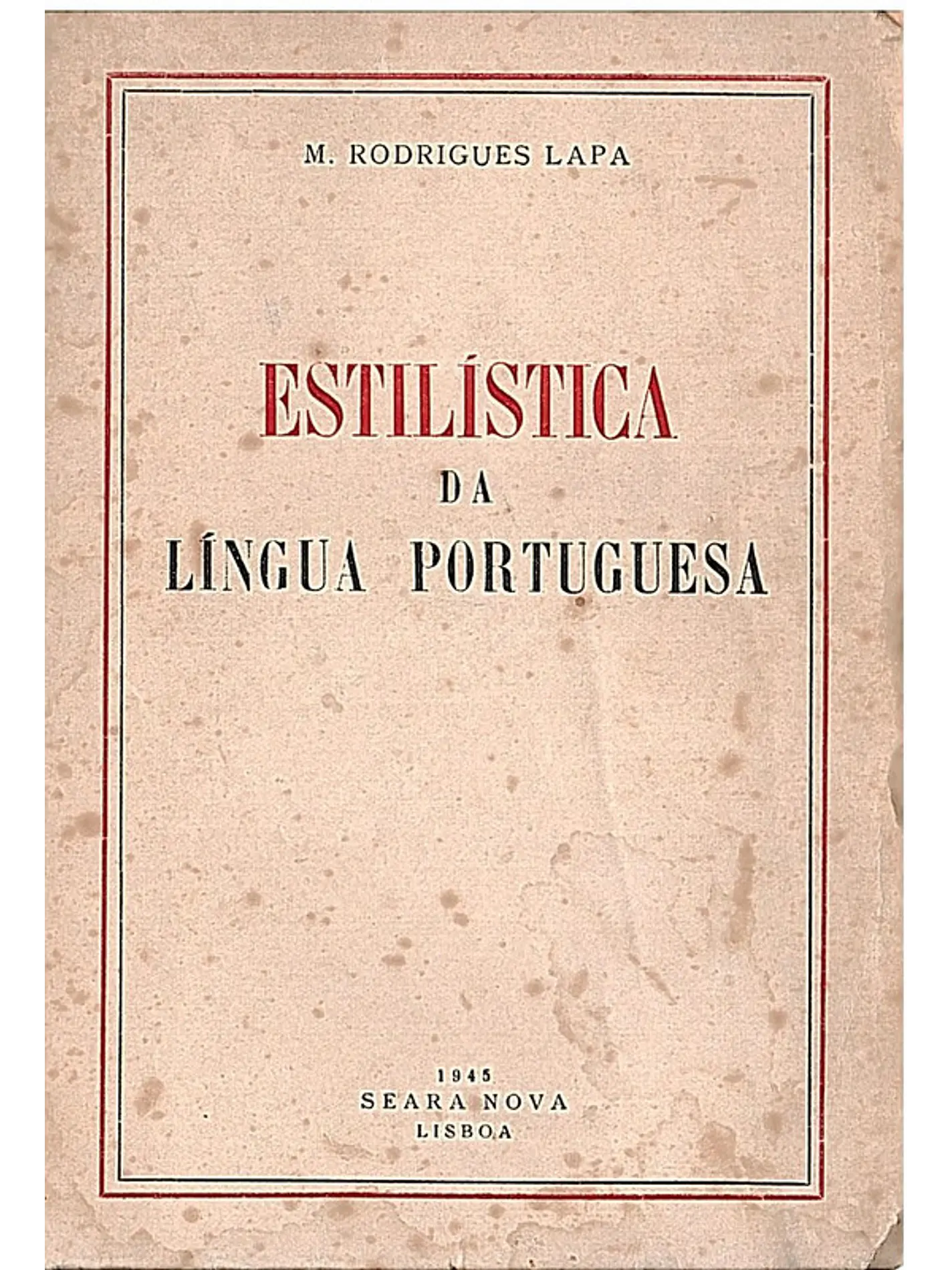 Estilística da língua portuguesa 1