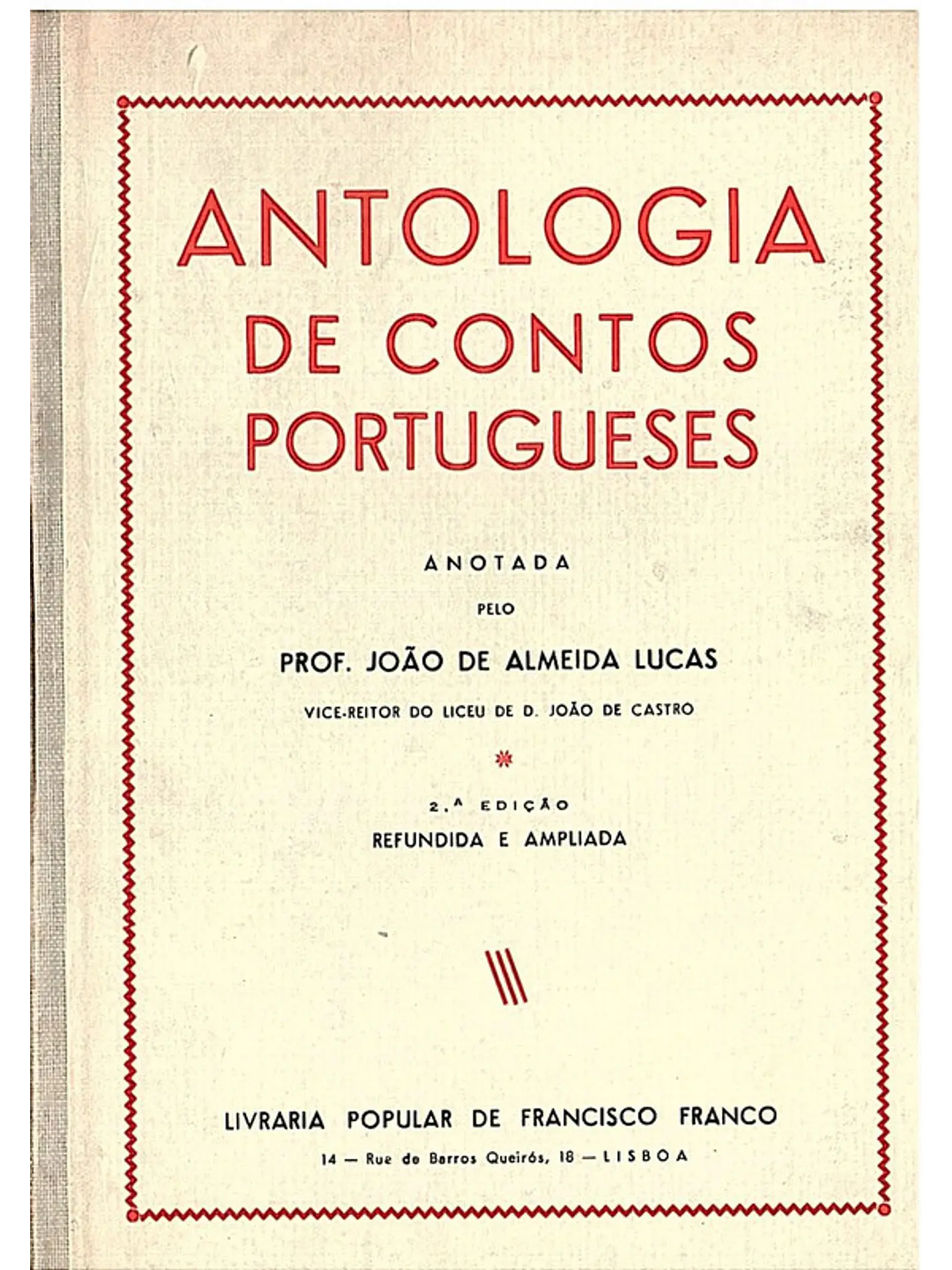 Antologia de contos portugueses 1