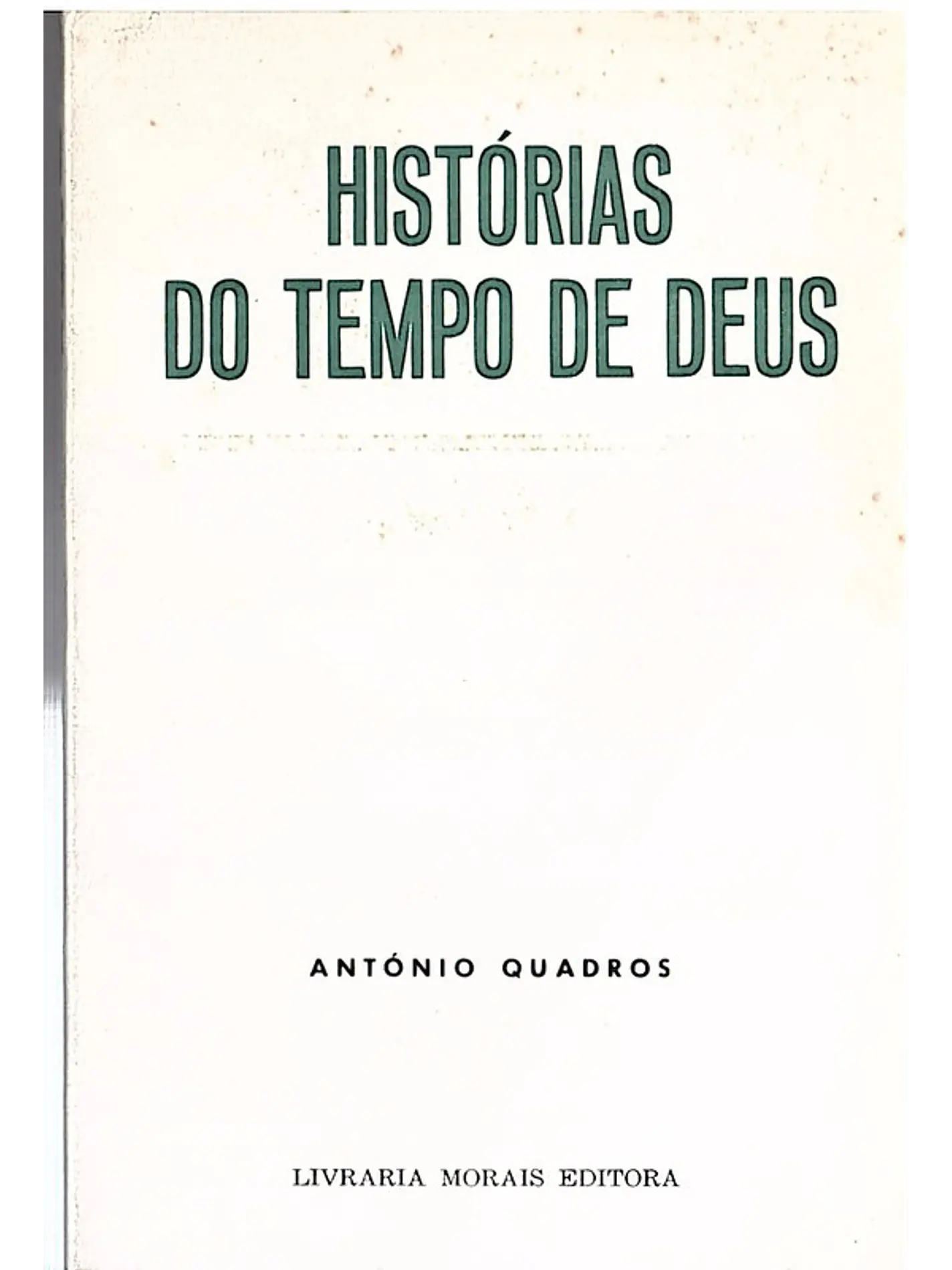 Histórias do tempo de Deus 1